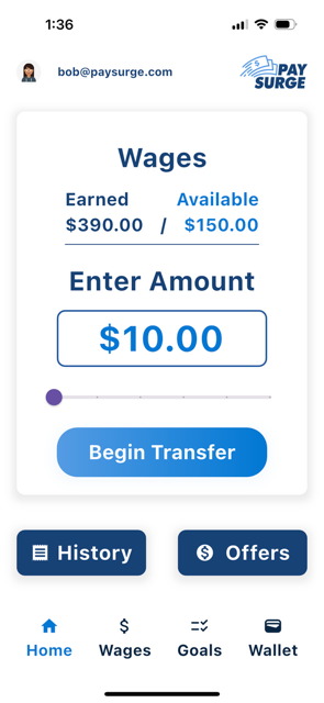 PaySurge App Screenshot
